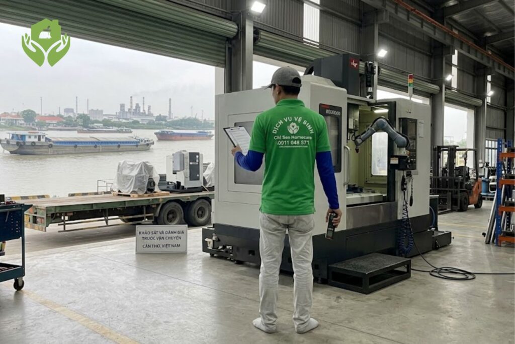 7 Lưu ý quan trọng khi vận chuyển máy móc công nghiệp an toàn