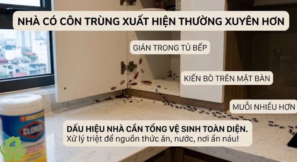 8 Dấu Hiệu Nhà Cần Tổng Vệ Sinh Ngay Lập Tức
