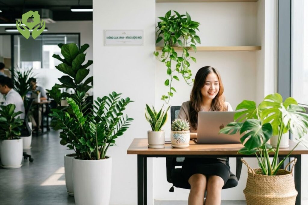 Cách chăm sóc cây cảnh trong văn phòng ít ánh sáng