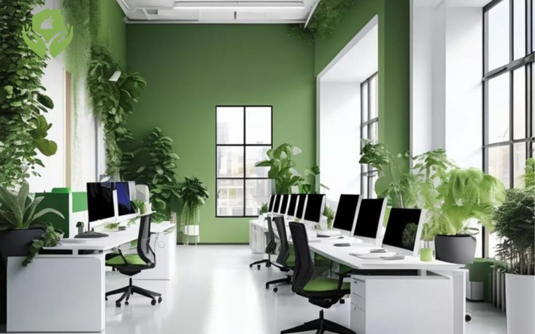 Cách thiết kế không gian xanh cho văn phòng làm việc