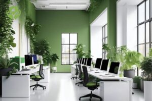 Cách thiết kế không gian xanh cho văn phòng làm việc
