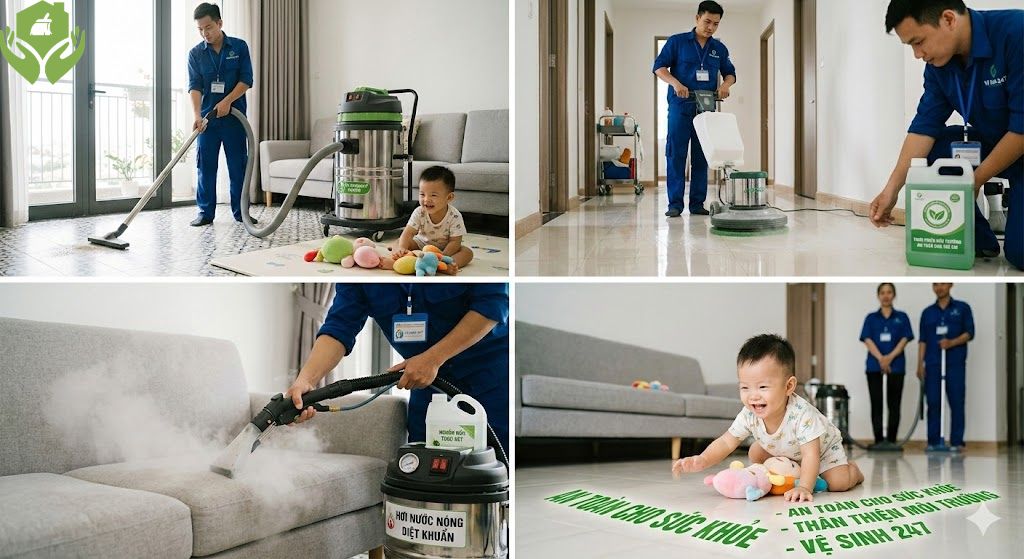 TỔNG HỢP DỊCH VỤ VỆ SINH CHUYÊN NGHIỆP UY TÍN