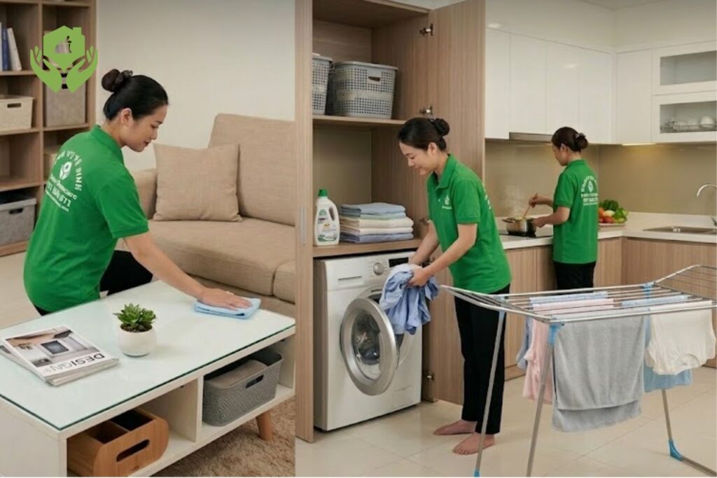 Giúp việc theo giờ – giải pháp tiết kiệm thời gian cho người đi làm