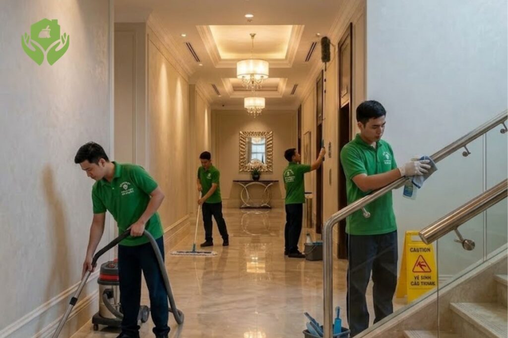 Những khu vực cần vệ sinh kỹ sau xây dựng trong khách sạn