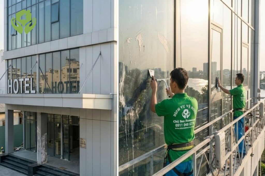 Những khu vực cần vệ sinh kỹ sau xây dựng trong khách sạn