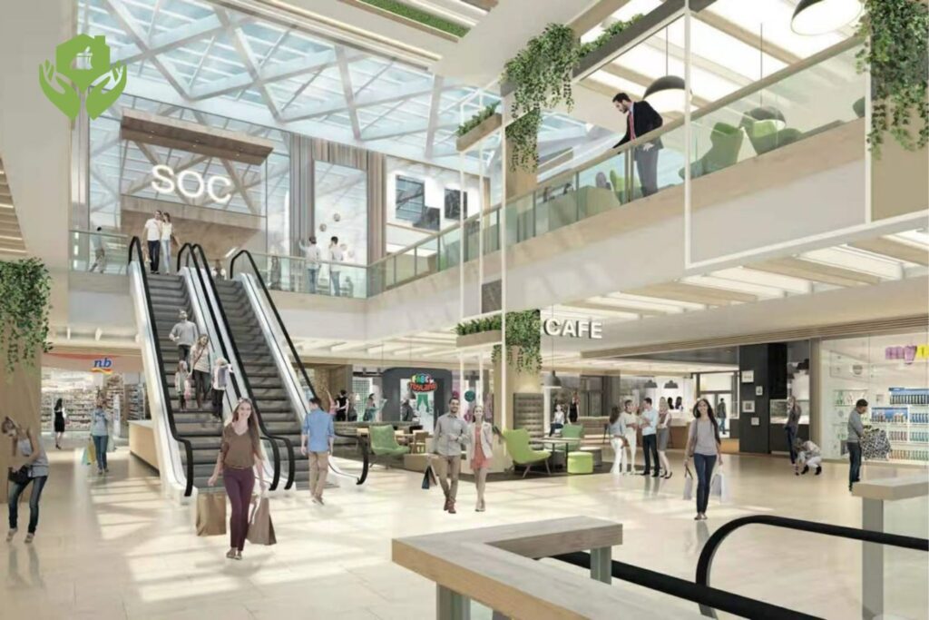 Những khu vực tại trung tâm thương mại cần khử khuẩn 