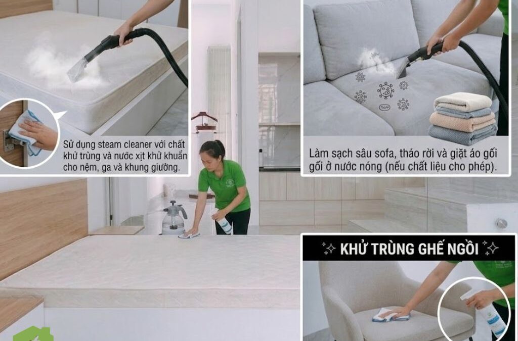 Làm Sạch Và Khử Trùng Nhà Sau Khi Ốm Bệnh