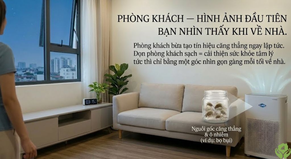 Nhà Sạch Ảnh Hưởng Sức Khỏe Tâm Lý Như Thế Nào?