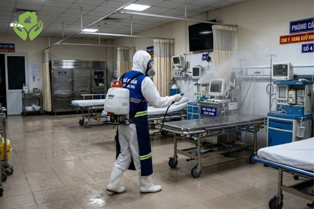 Những khu vực cần phun khử khuẩn thường xuyên trong bệnh viện