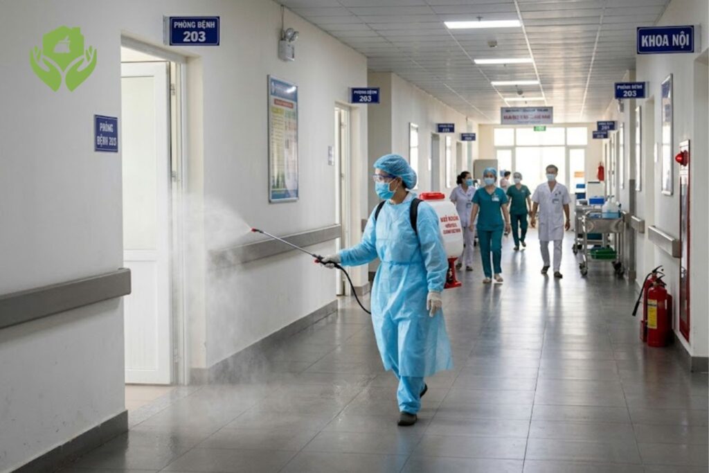 Những khu vực cần phun khử khuẩn thường xuyên trong bệnh viện