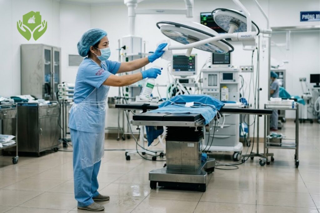 Những khu vực cần vệ sinh thường xuyên trong bệnh viện