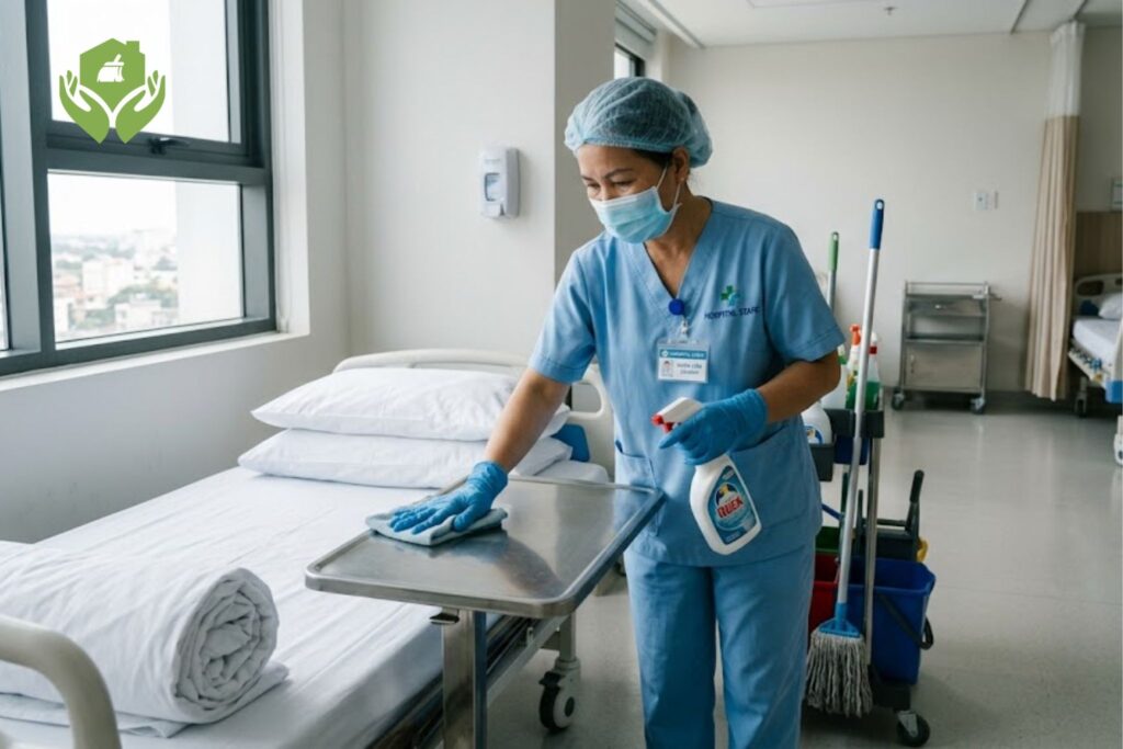 Những khu vực cần vệ sinh thường xuyên trong bệnh viện