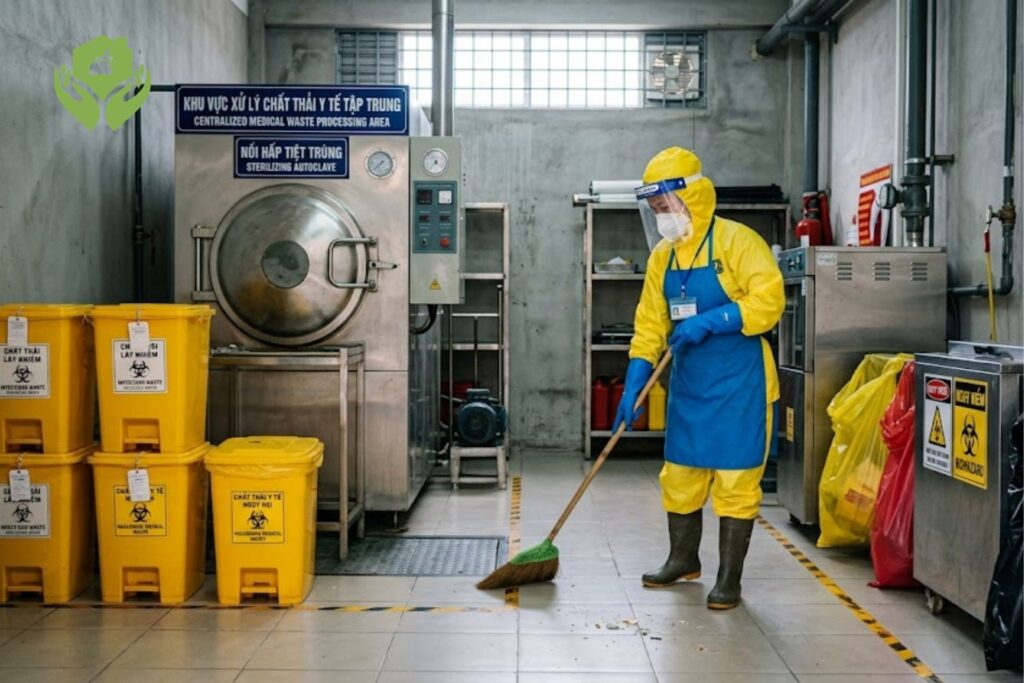 Những khu vực cần vệ sinh thường xuyên trong bệnh viện