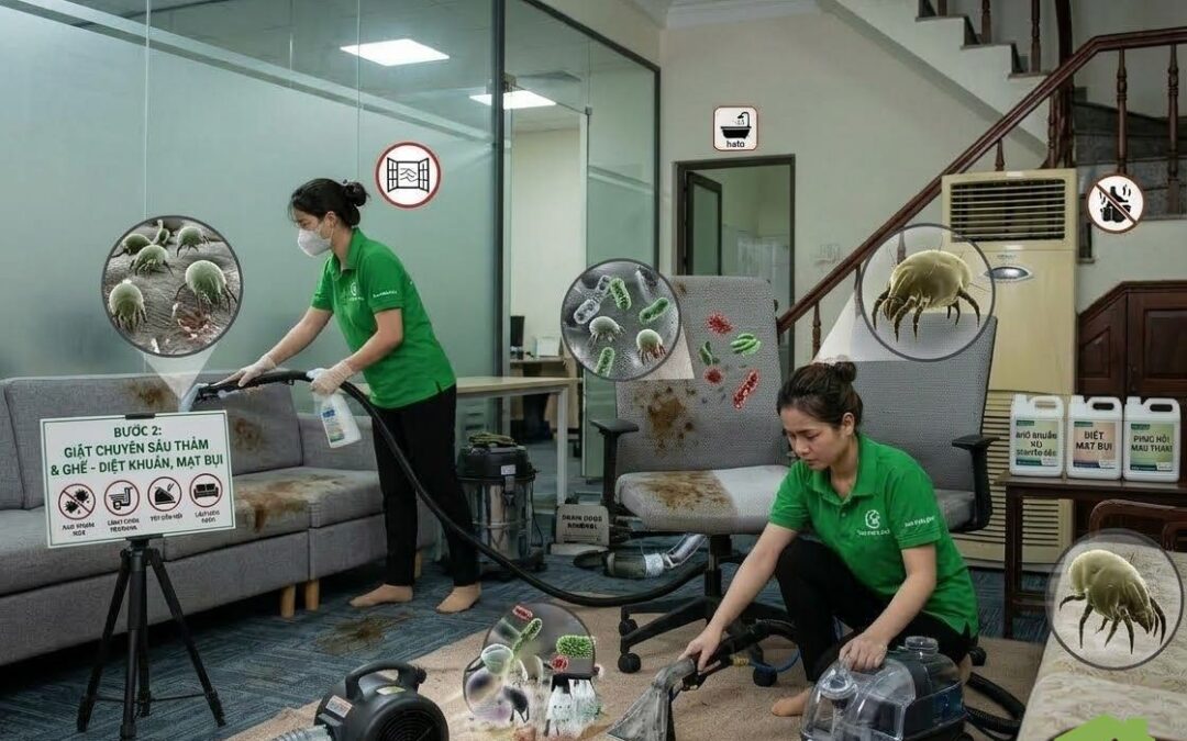 Tổng Vệ Sinh Văn Phòng Cuối Năm