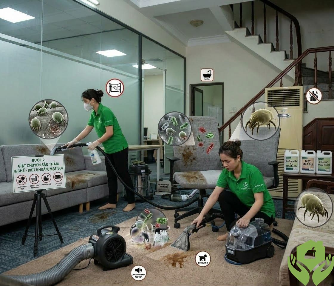 Tổng Vệ Sinh Văn Phòng Cuối Năm