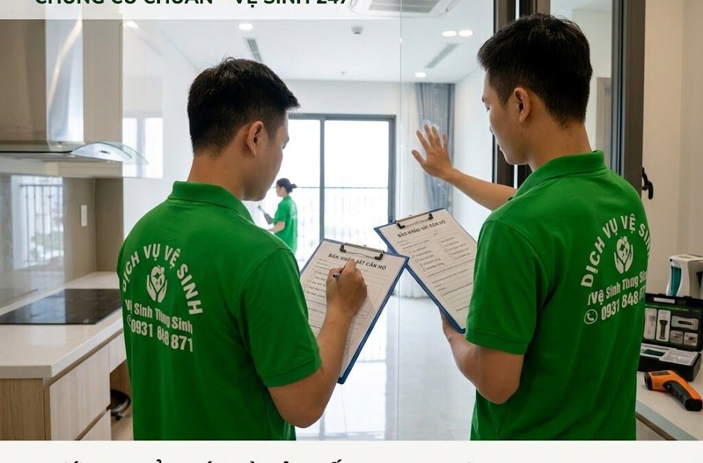 Vệ Sinh Căn Hộ Chung Cư – Sạch Đúng Cách Trong Không Gian Nhỏ