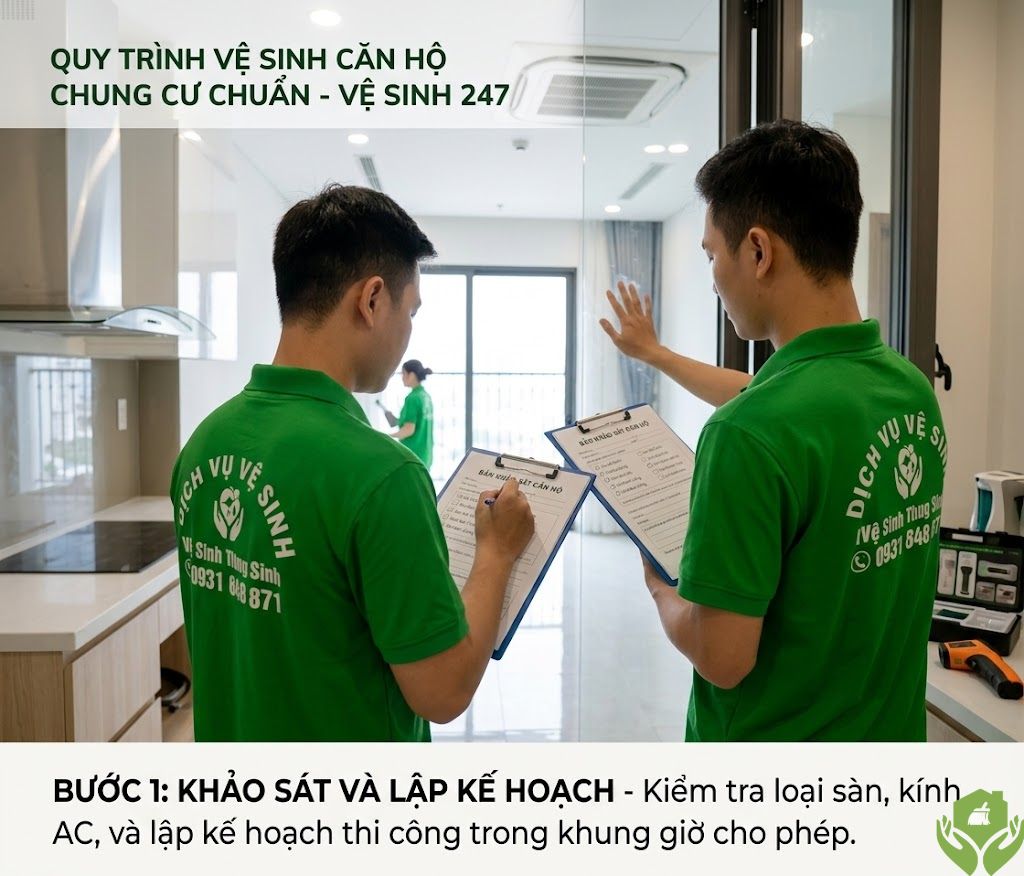 Vệ Sinh Căn Hộ Chung Cư – Sạch Đúng Cách Trong Không Gian Nhỏ
