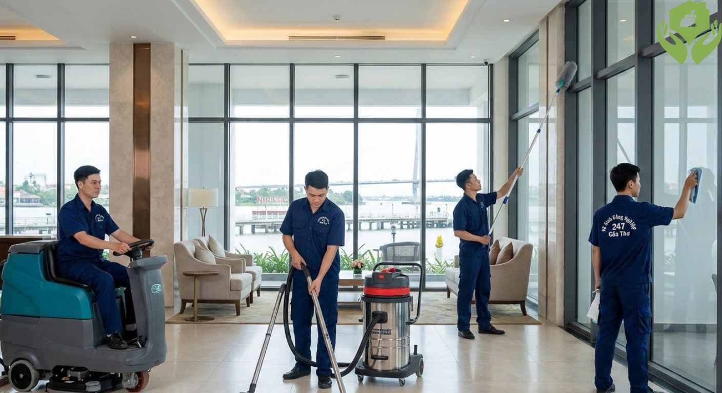 Vệ Sinh Công Nghiệp 247 Cần Thơ: Tiêu Chuẩn Sạch 2026
