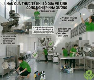 Vệ Sinh Công Nghiệp Nhà Xưởng – Bí Quyết Giữ Máy Móc Bền, An Toàn Và Tiết Kiệm Chi Phí Tối Đa