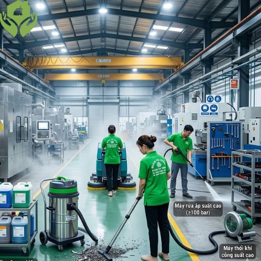 Vệ Sinh Công Nghiệp Nhà Xưởng – Những Điều Doanh Nghiệp Cần Biết